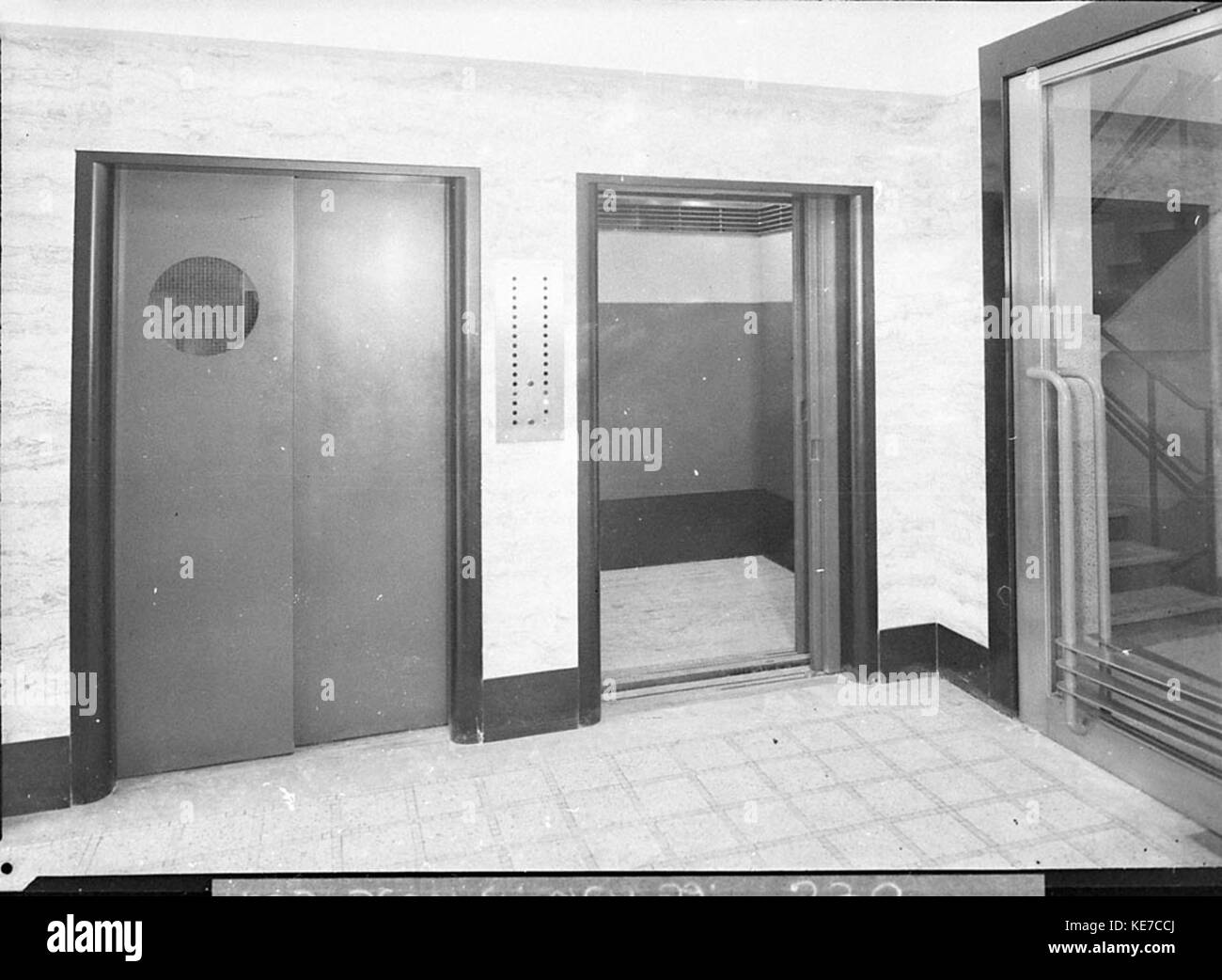 Utility entrance Black and White Stock Photos & Images - Alamy