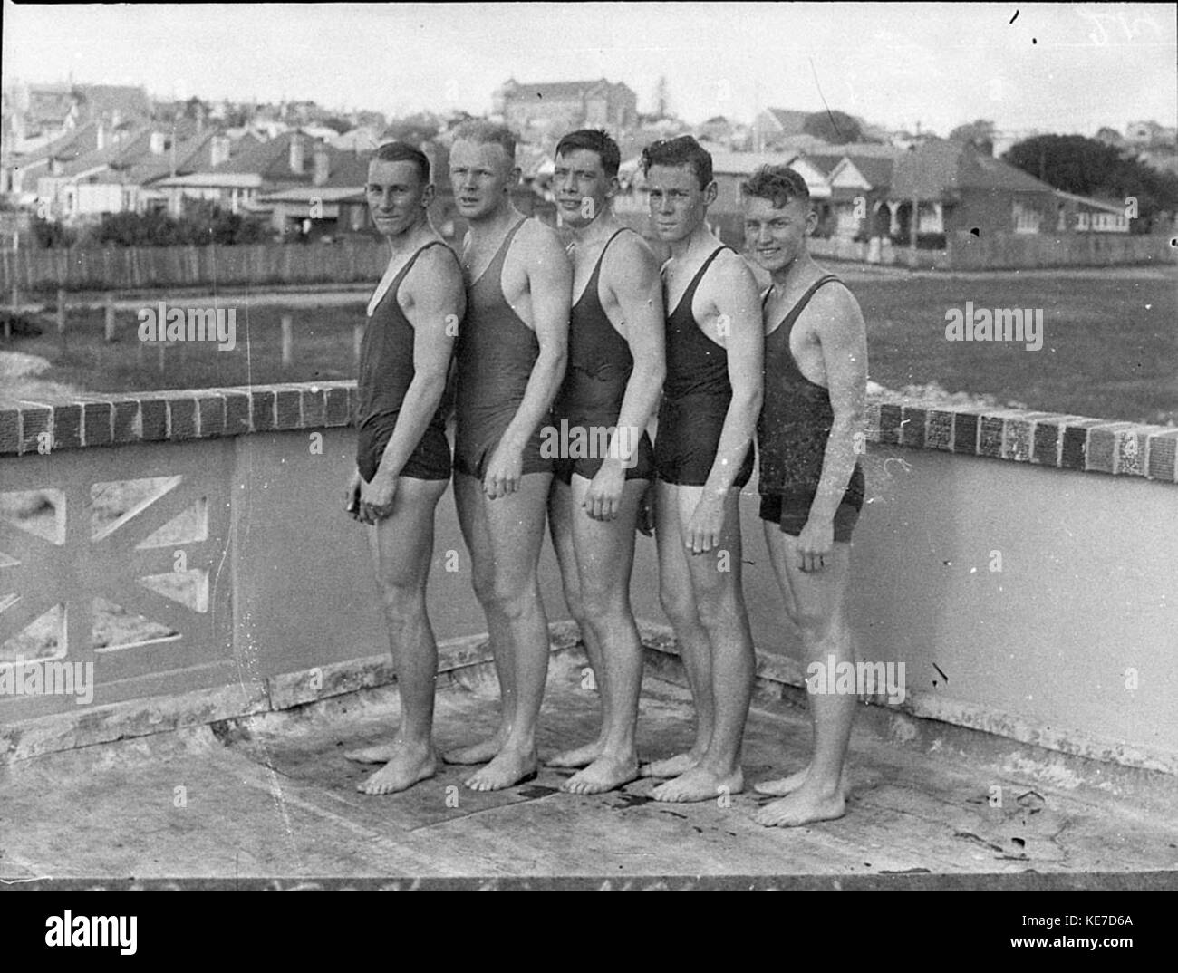 Vintage swimmers Black and White Stock Photos & Images Alamy