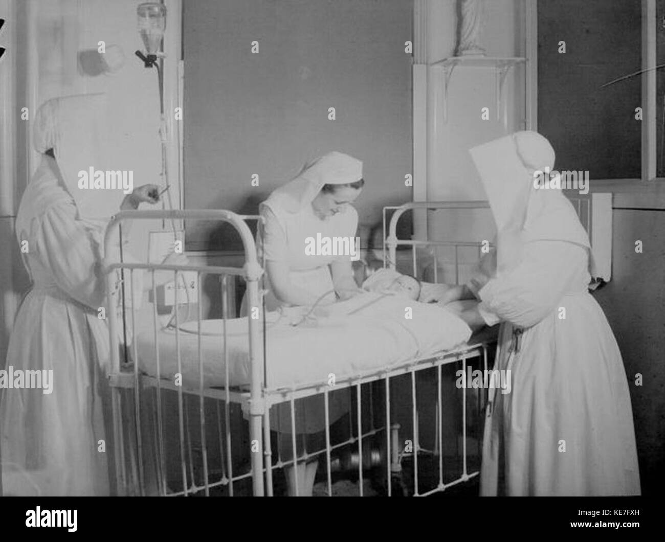Hospital. Ste. Justine BAnQ P48S1P13746 Stock Photo Alamy