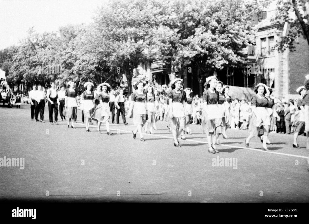 Parade. St. Jean Baptiste BAnQ P48S1P13872 Stock Photo Alamy