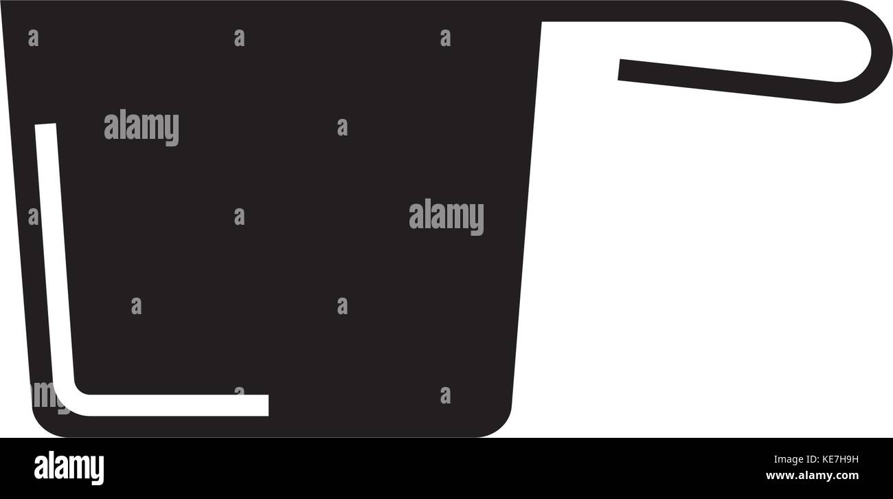 ladle icon, vector illustration, black sign on isolated background ...