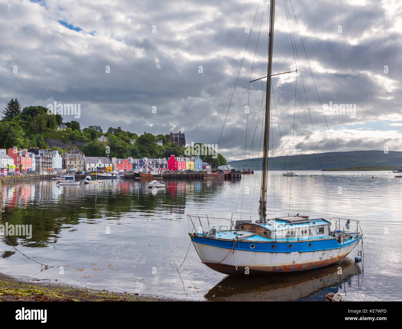 Tobermory seafront, Isle of Mull, Argyll and Bute, Scotland, UK Stock Photo