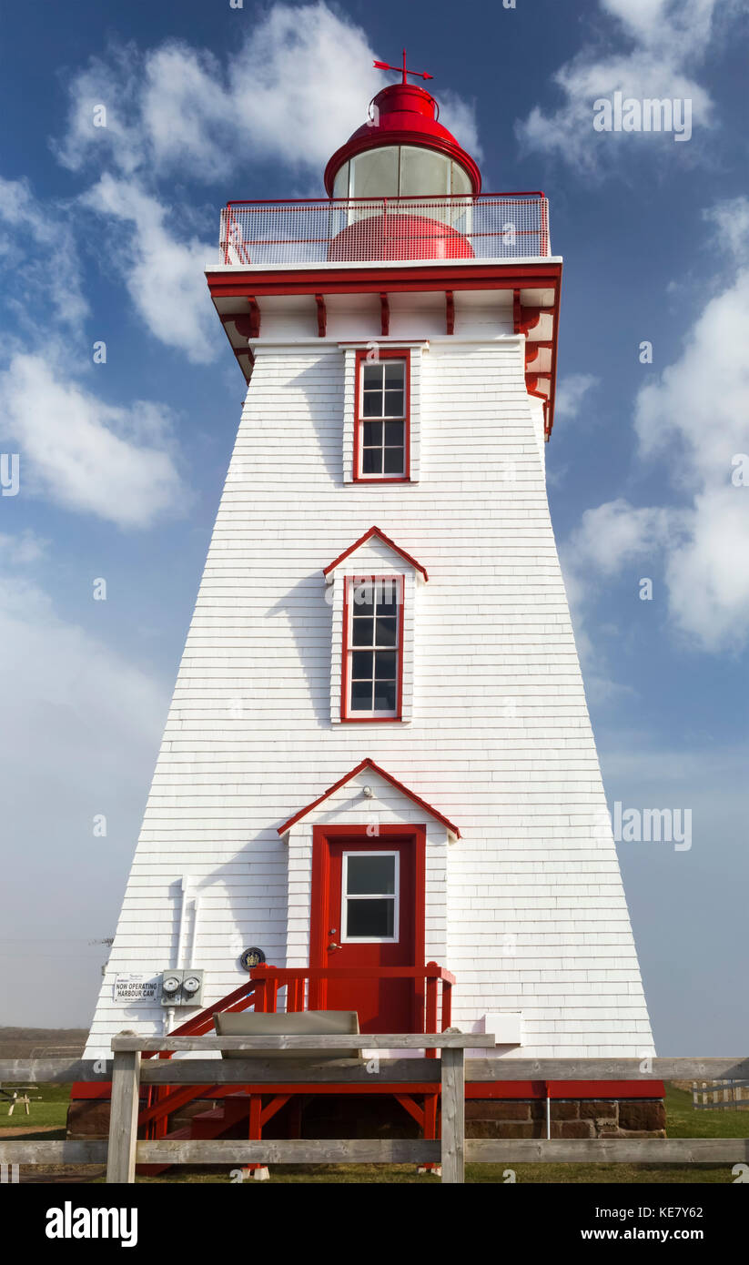 Lighthouse; Prince Edward Island, Canada Stock Photo Alamy