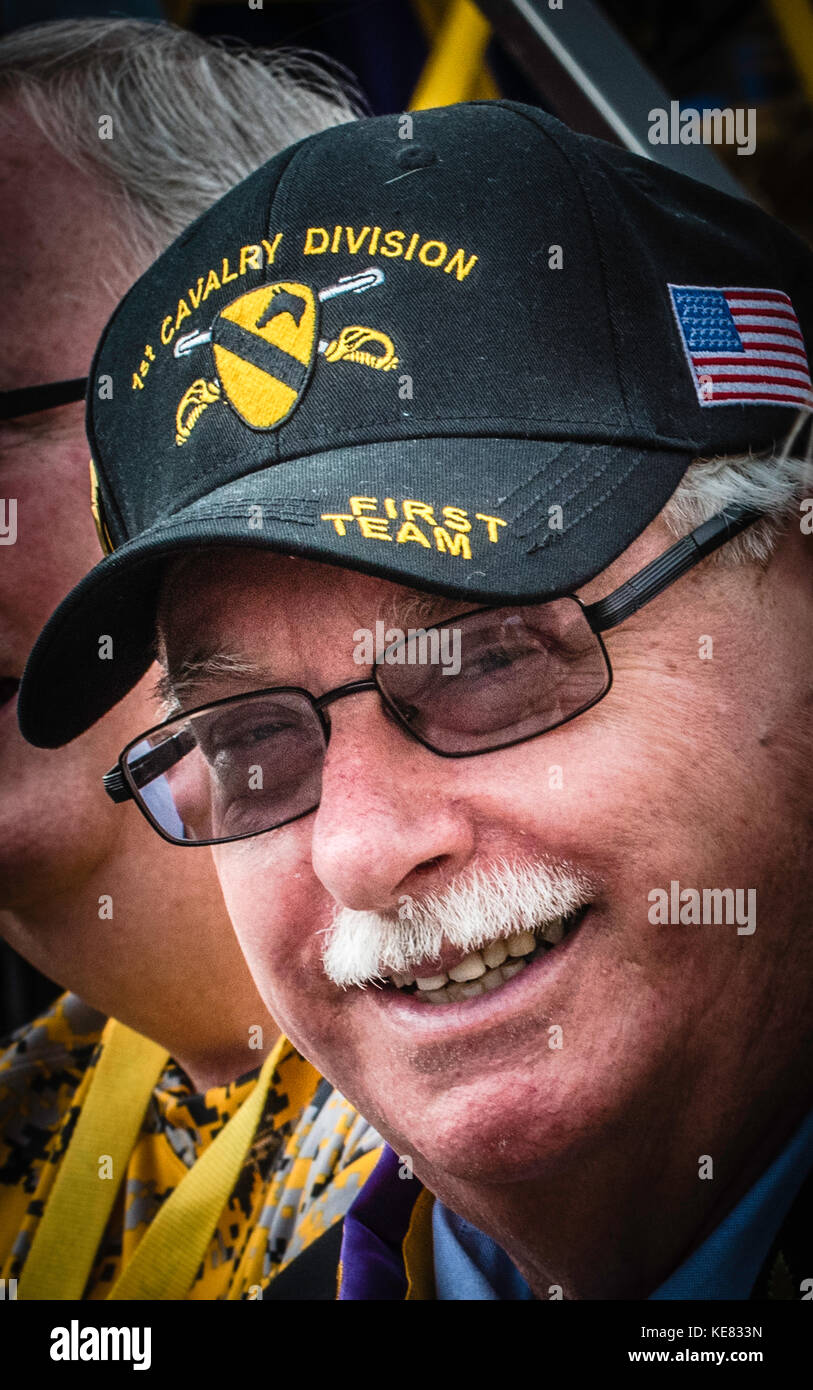 Community day parade, small town Americana Stock Photo Alamy