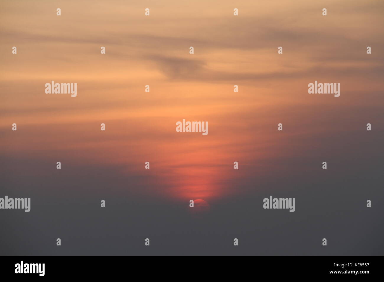 sunset or sunrise sky with clouds for background Stock Photo - Alamy