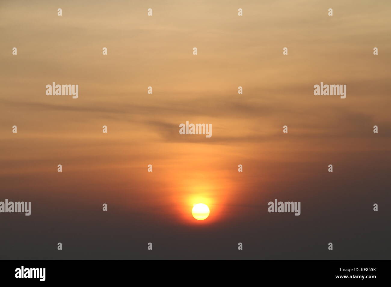sunset or sunrise sky with clouds for background Stock Photo - Alamy