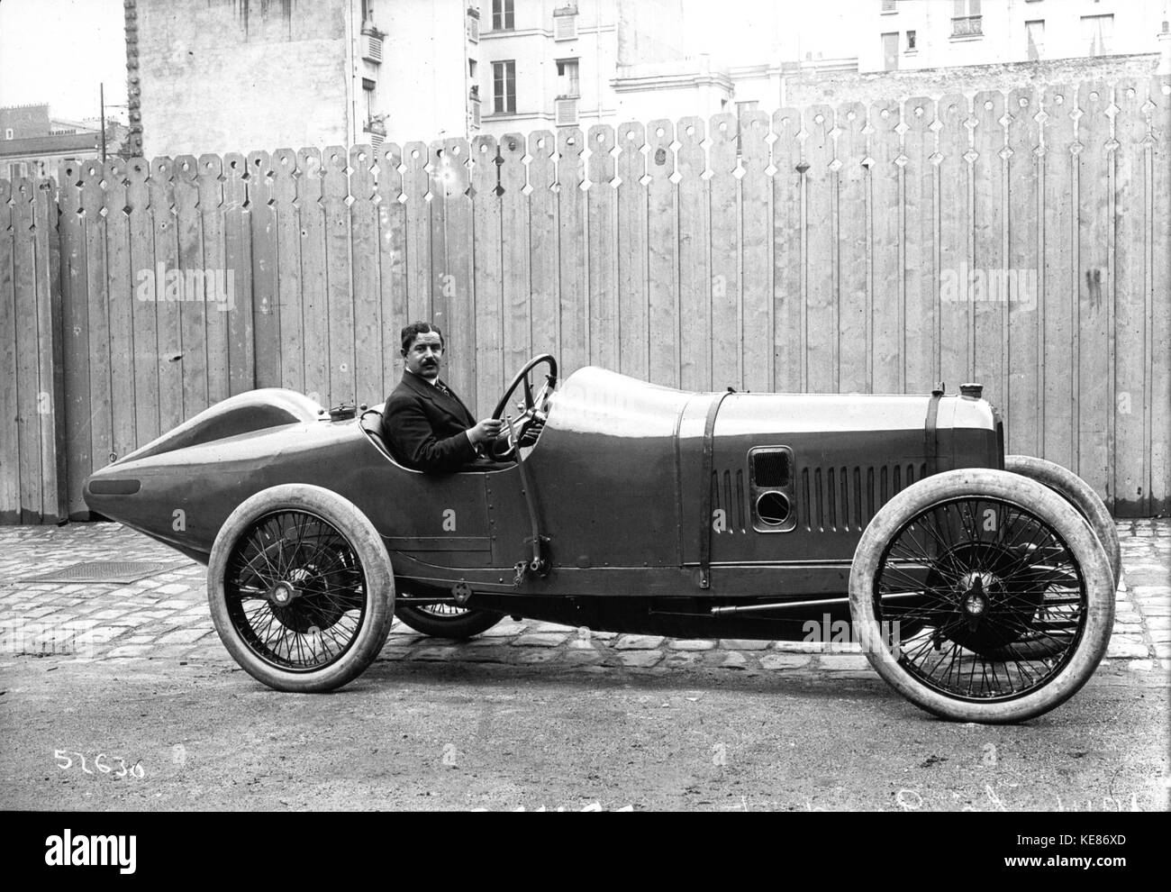 Georges Boillot at the 1914 Indianapolis 500 Stock Photo