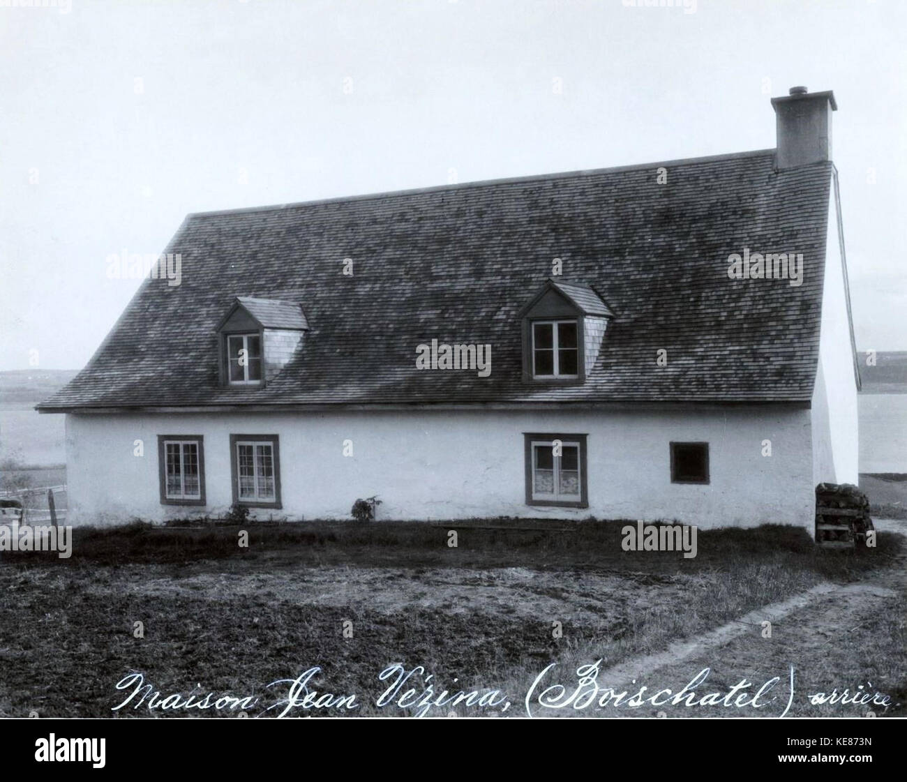 Maison Jean Vezina, Boischatel, arriere Stock Photo Alamy