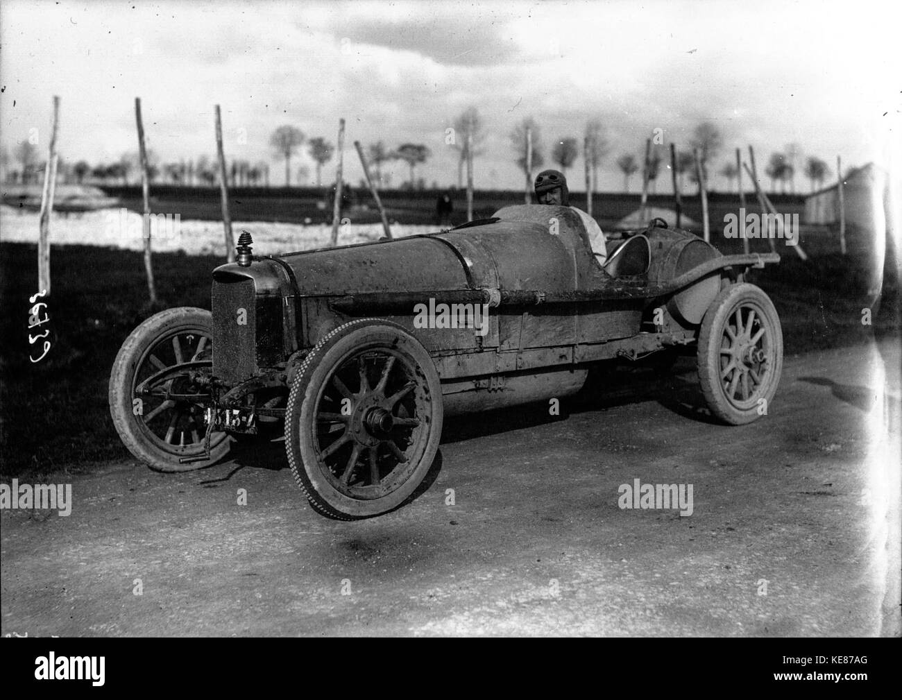 1922 Sunbeam Grand Prix 2 Litre British Race Car Photo Spec Sheet Info CARD 