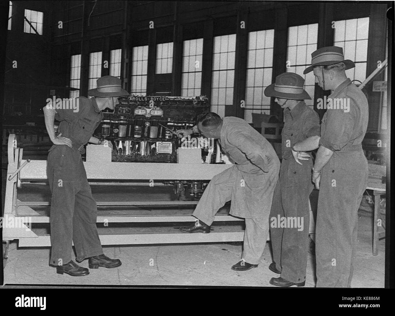 33250 RAAF trainees at Rathmines base Stock Photo - Alamy