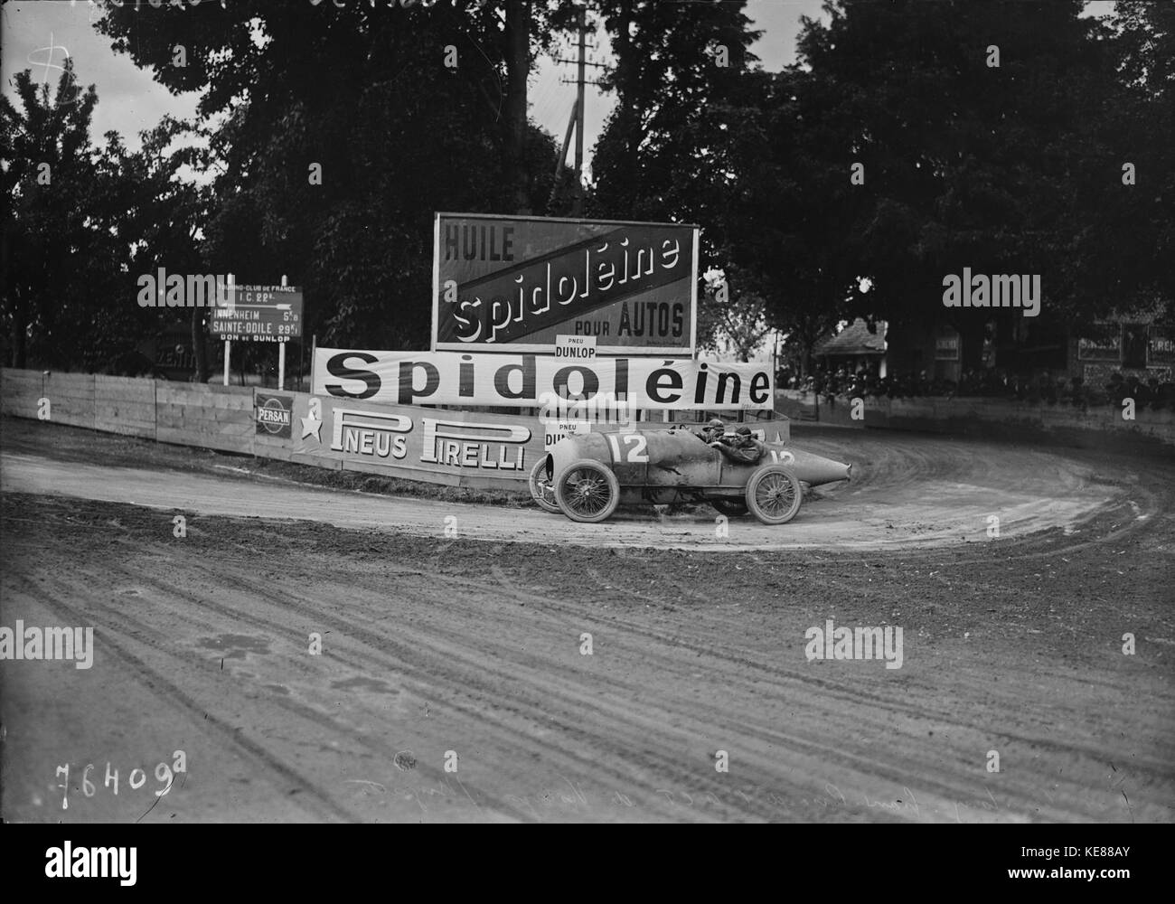 Pierre de Vizcaya at the 1922 French Grand Prix (2 Stock Photo - Alamy