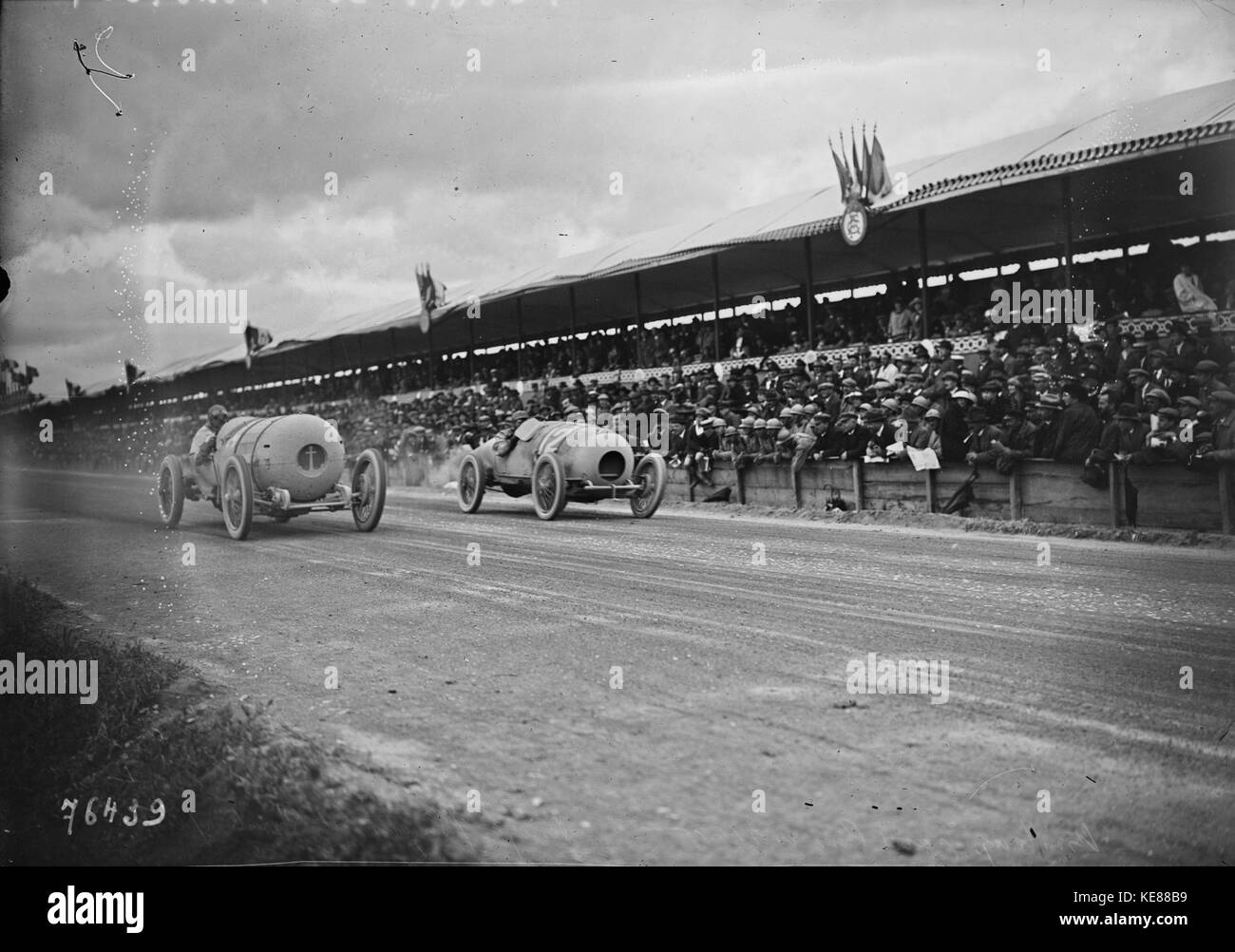 This photograph shows De Vizcaya and Foresti at the 1922 French Grand ...