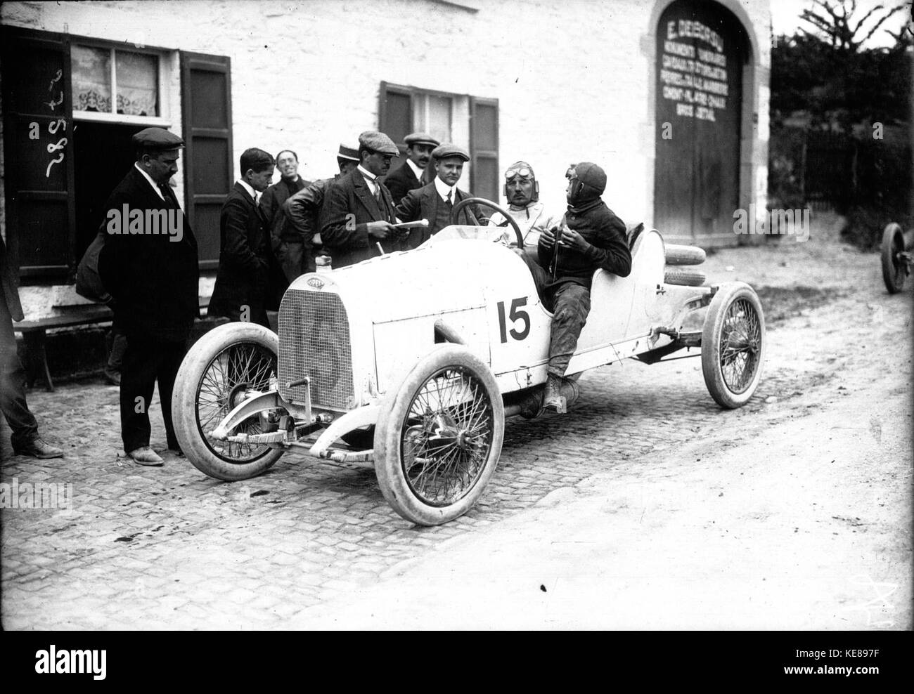 Michel at the 1912 Belgian Grand Prix Stock Photo Alamy
