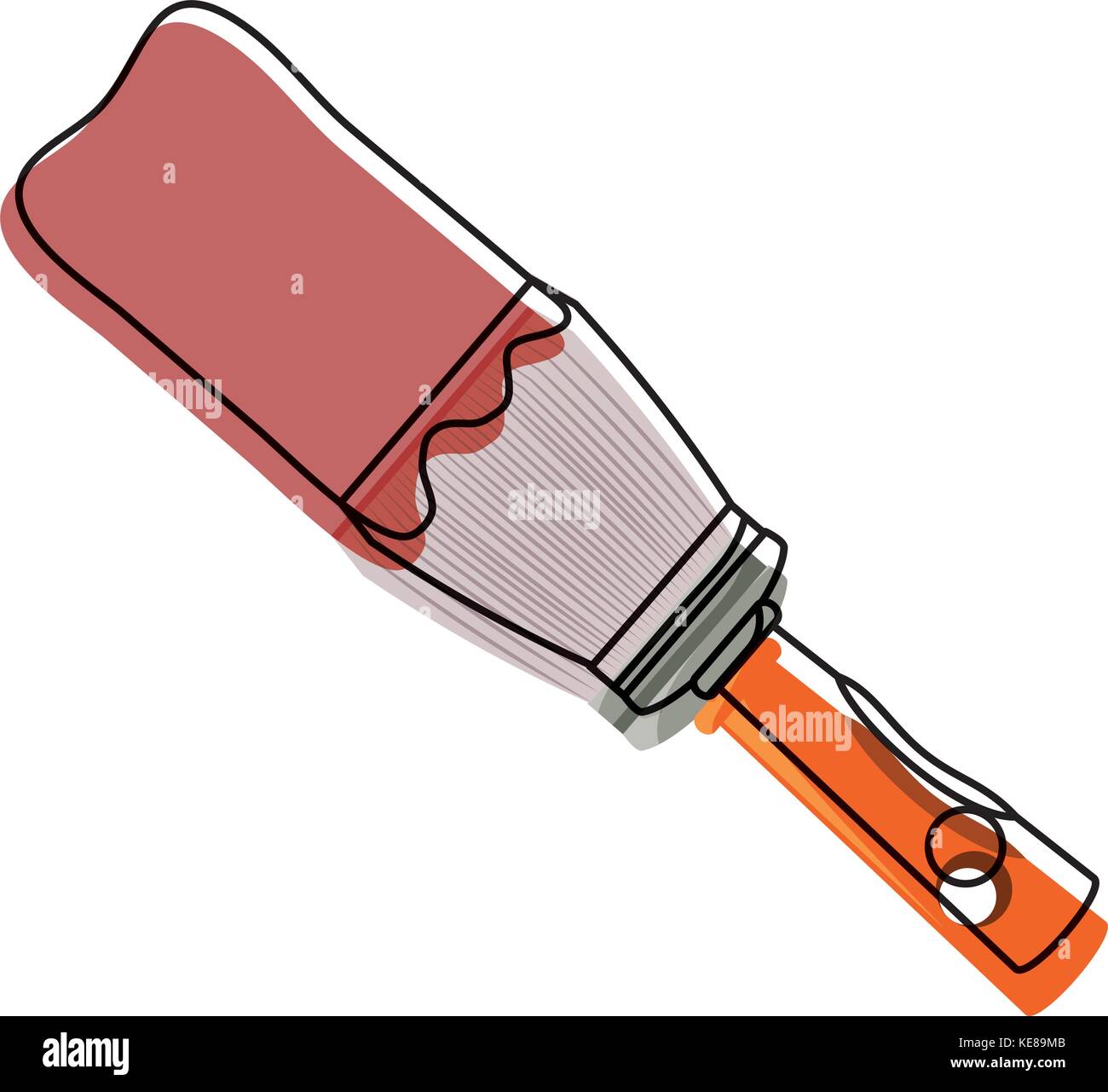 paint brush vector illustration Stock Vector Image & Art Alamy