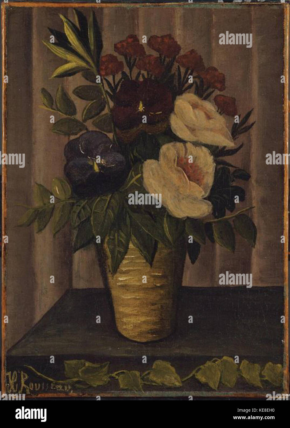 Henri Rousseau Still Life with Flowers (V St. 14 Stock Photo - Alamy