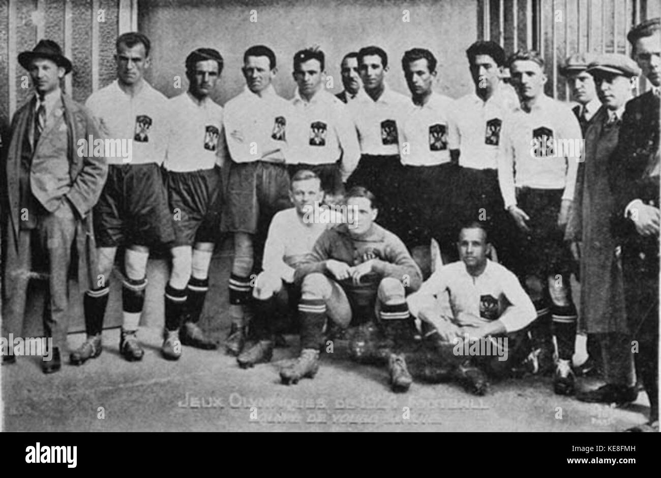 Yugoslavia football team 1924 Stock Photo Alamy