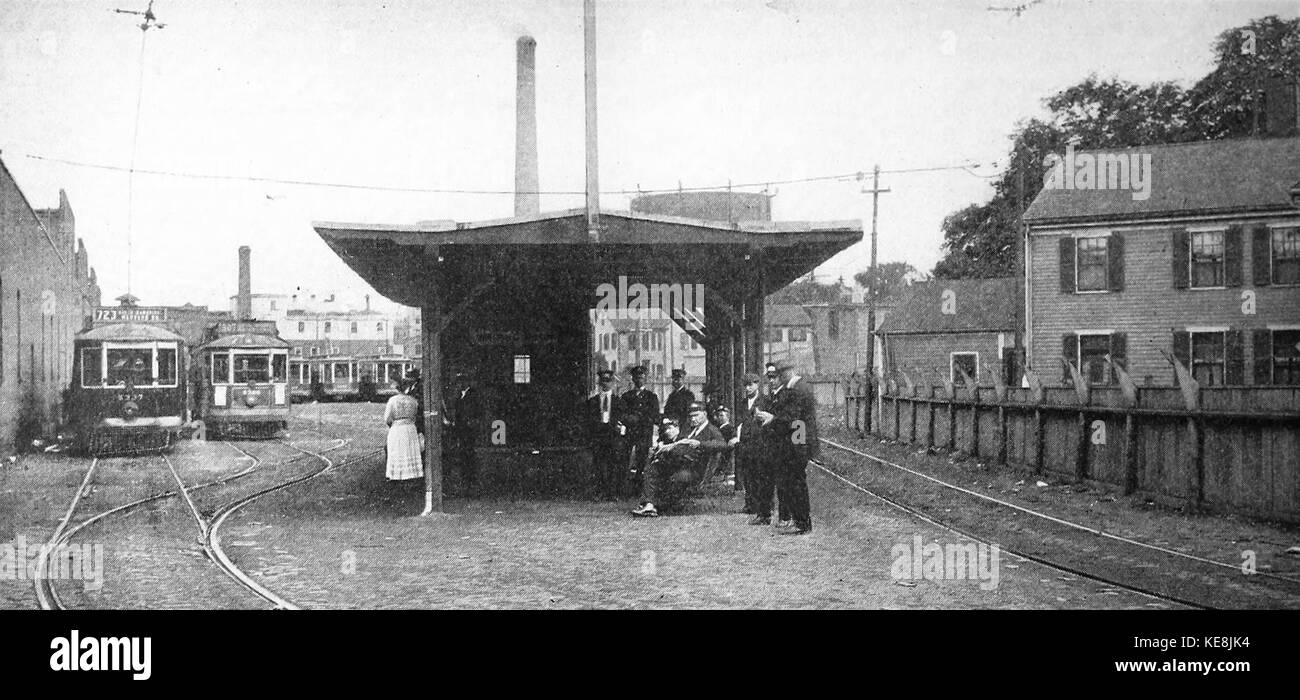 Watertown Yard transfer station, 1916 Stock Photo Alamy