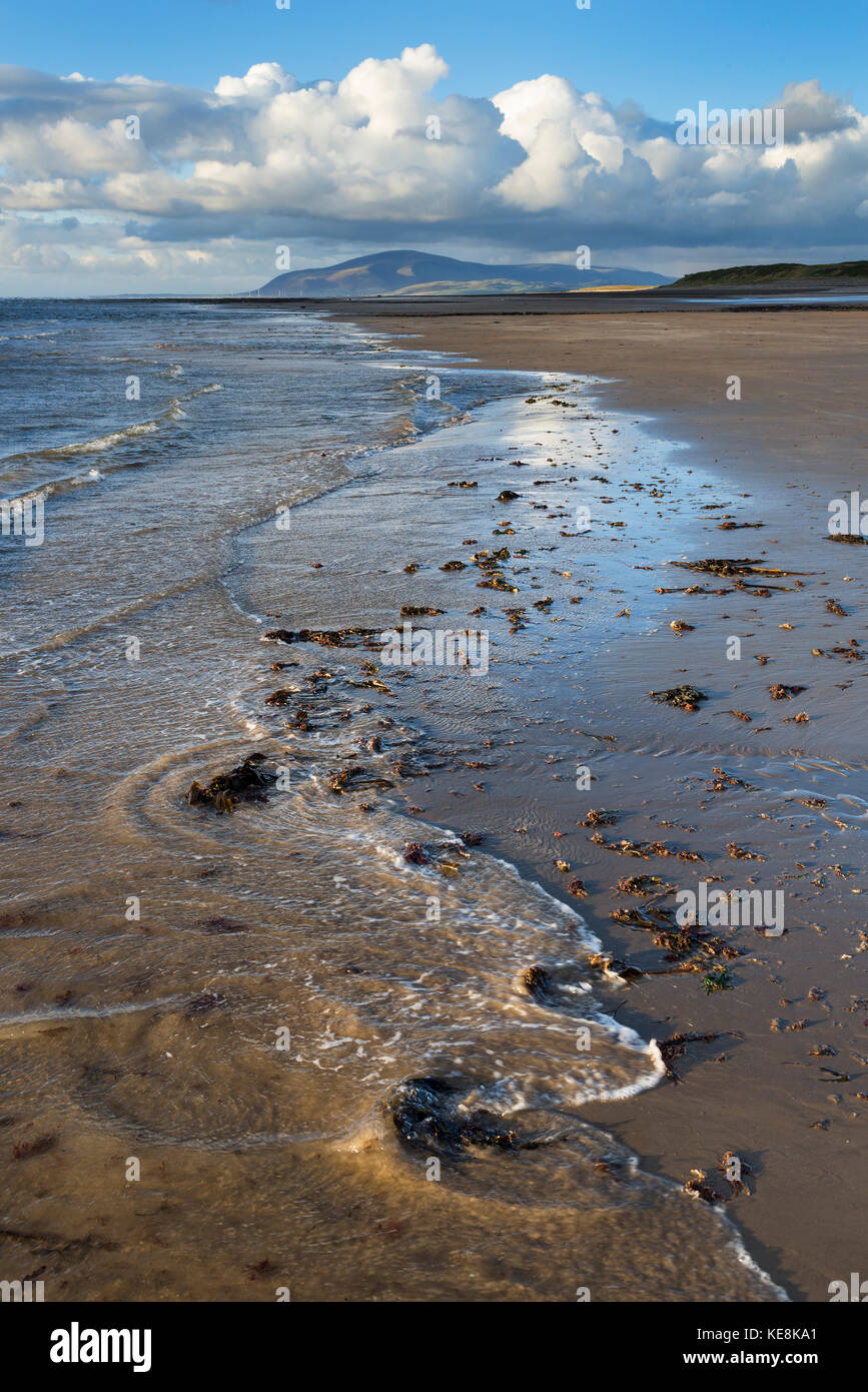 Black Combe viewed from the sea shore at Sandy Gap Lane, Walney Island