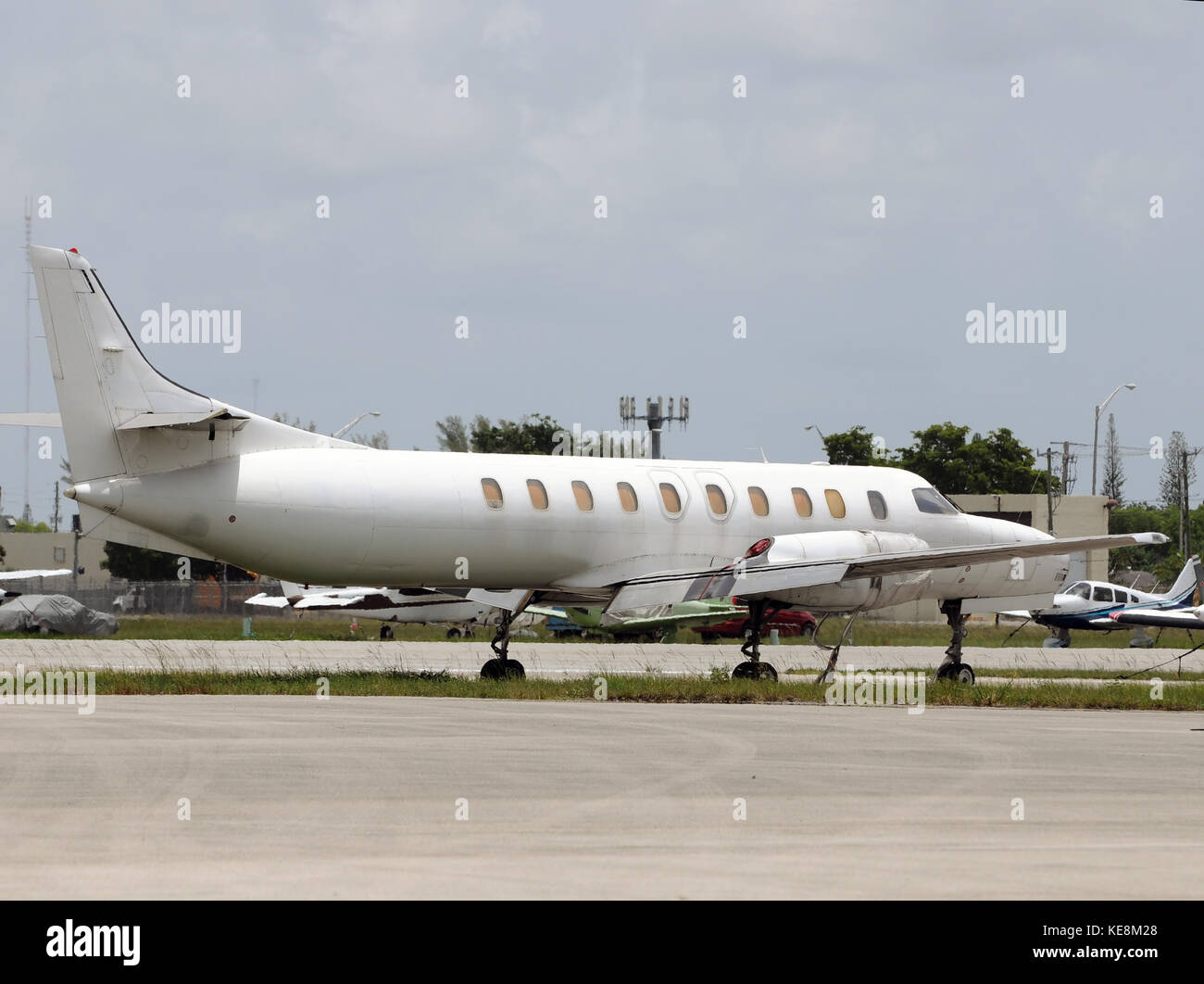 Old turboprop airplane abandoned in decay Stock Photo - Alamy