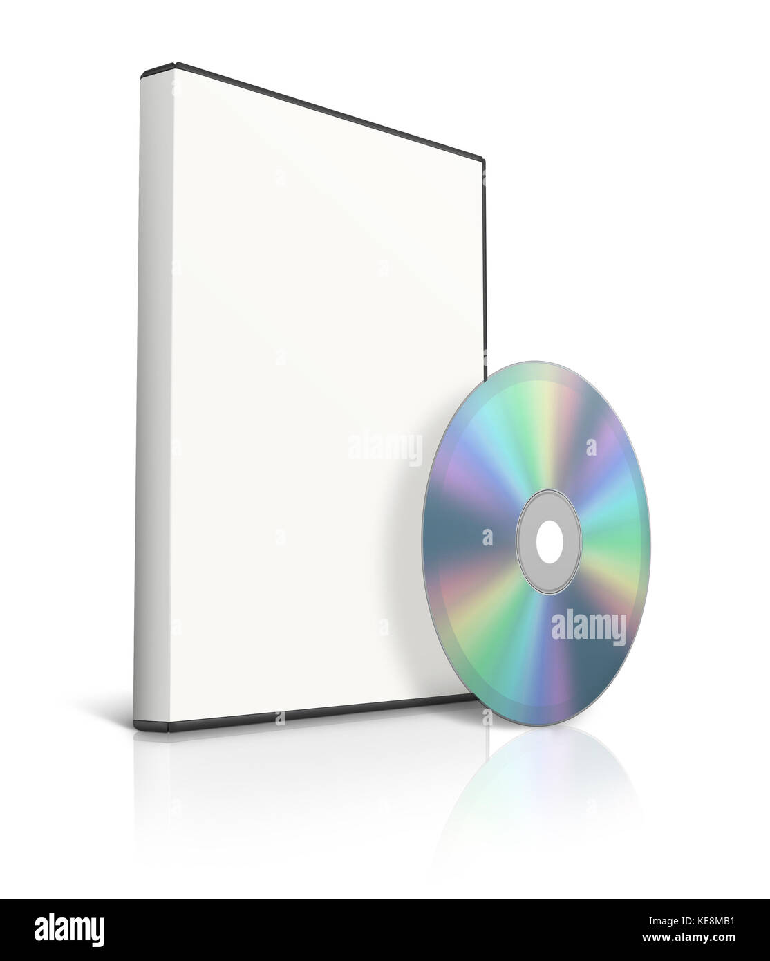 DVD and DVD Case on white Stock Photo - Alamy