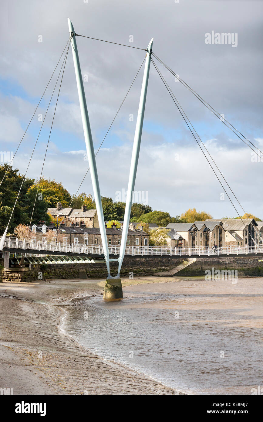 Lune Millennium Bridge, Lancaster Stock Photo