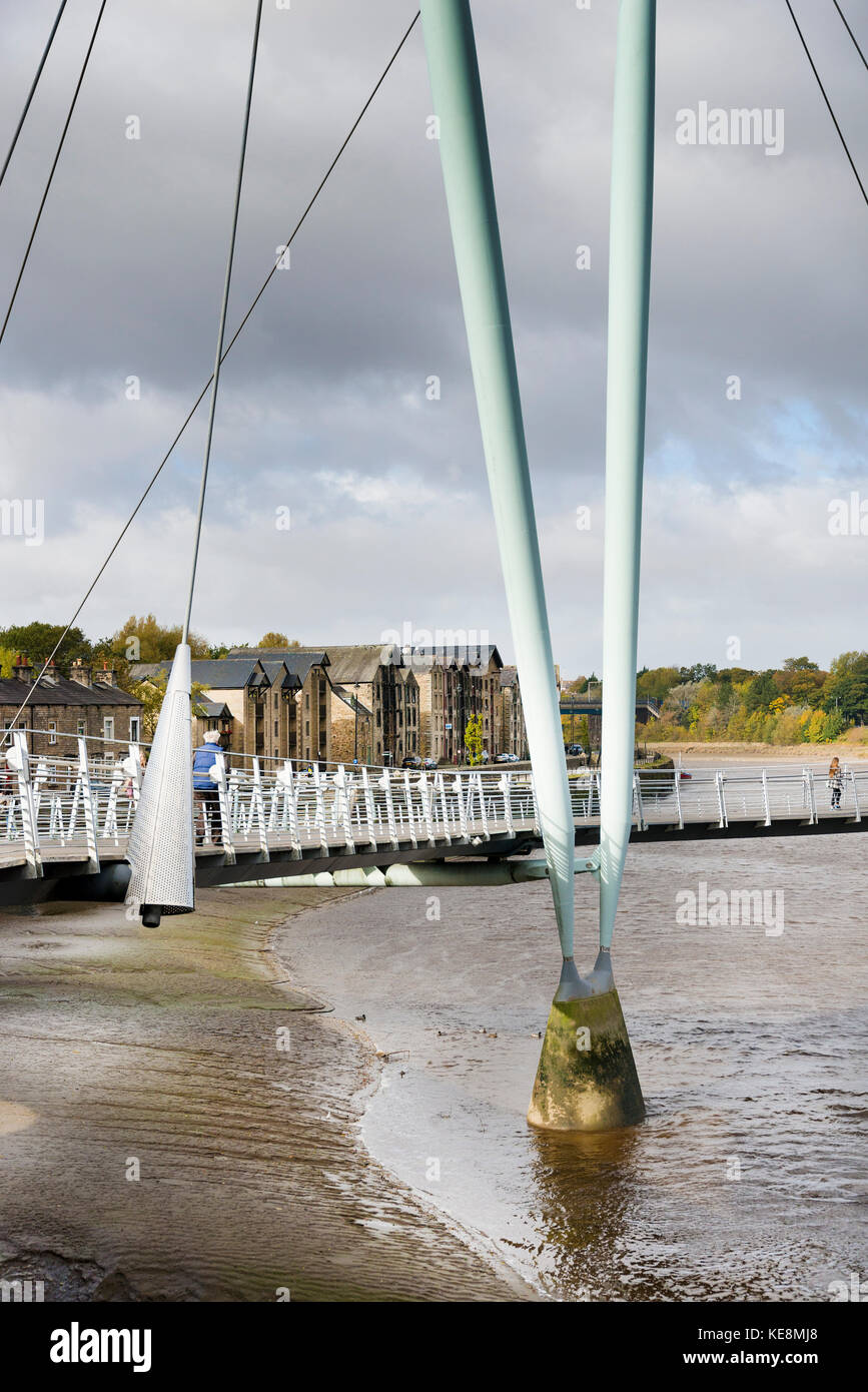 Lune Millennium Bridge, Lancaster Stock Photo