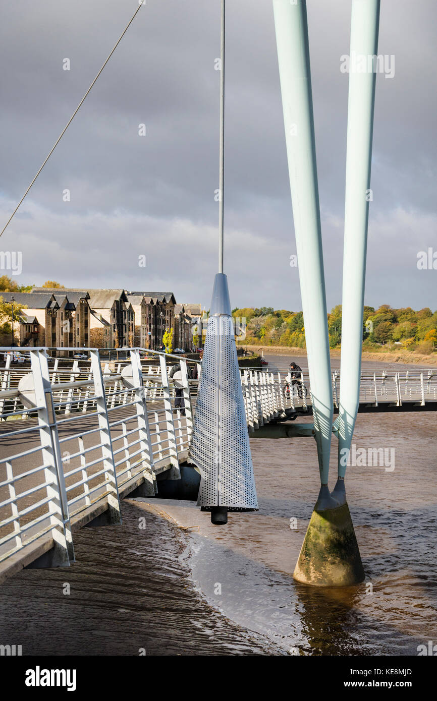 Lune Millennium Bridge, Lancaster Stock Photo
