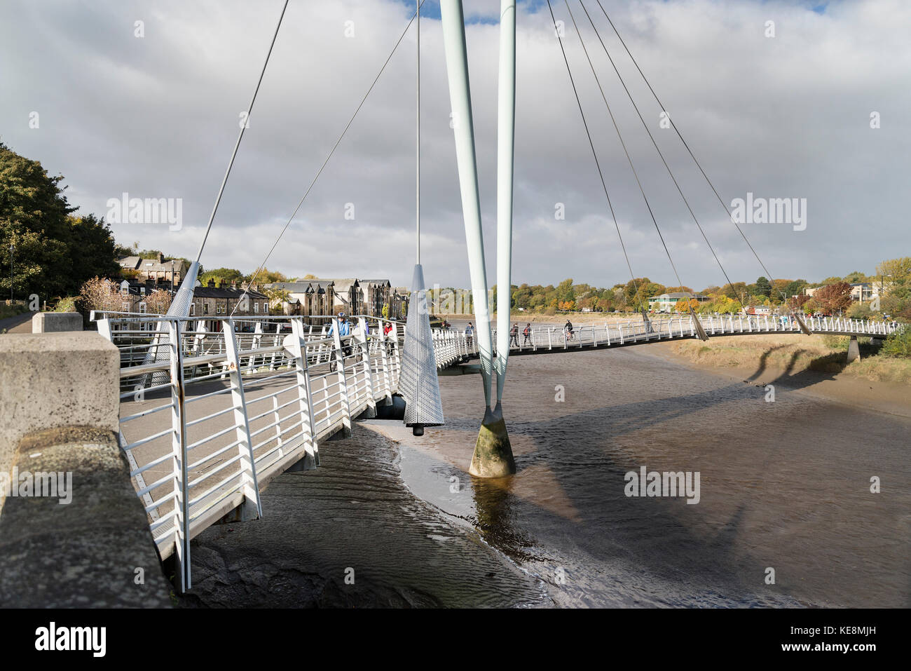 Lune Millennium Bridge, Lancaster Stock Photo