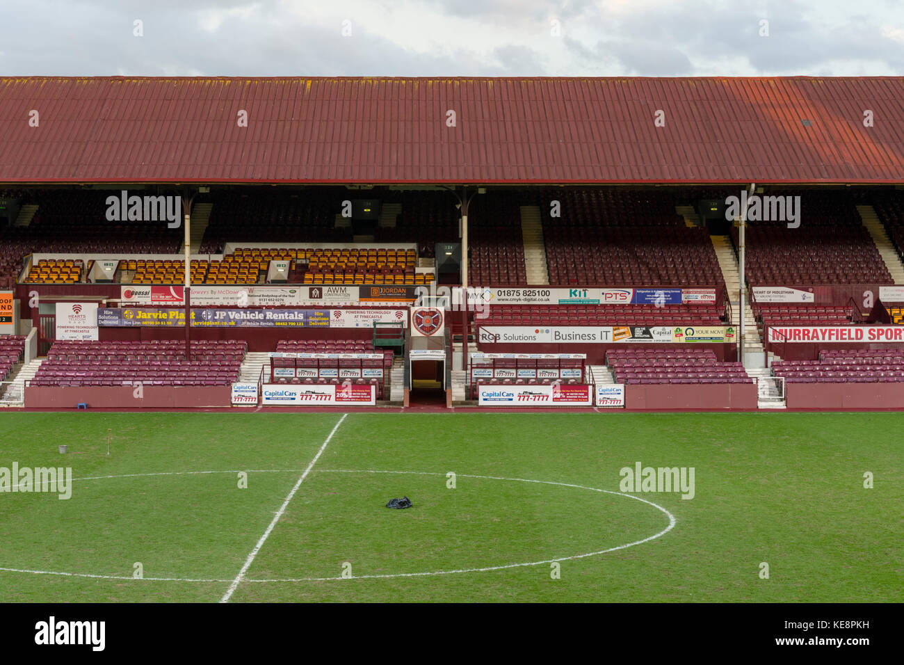 the-archibald-leitch-designed-main-stand-at-tynecastle-is-being-replaced-KE8PKH.jpg