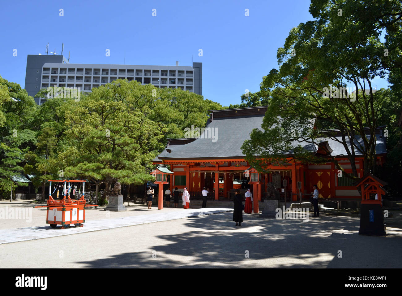 Shrine Complex Japanese wedding conducted in a shrine complex in Fukuoka. Pic was ...