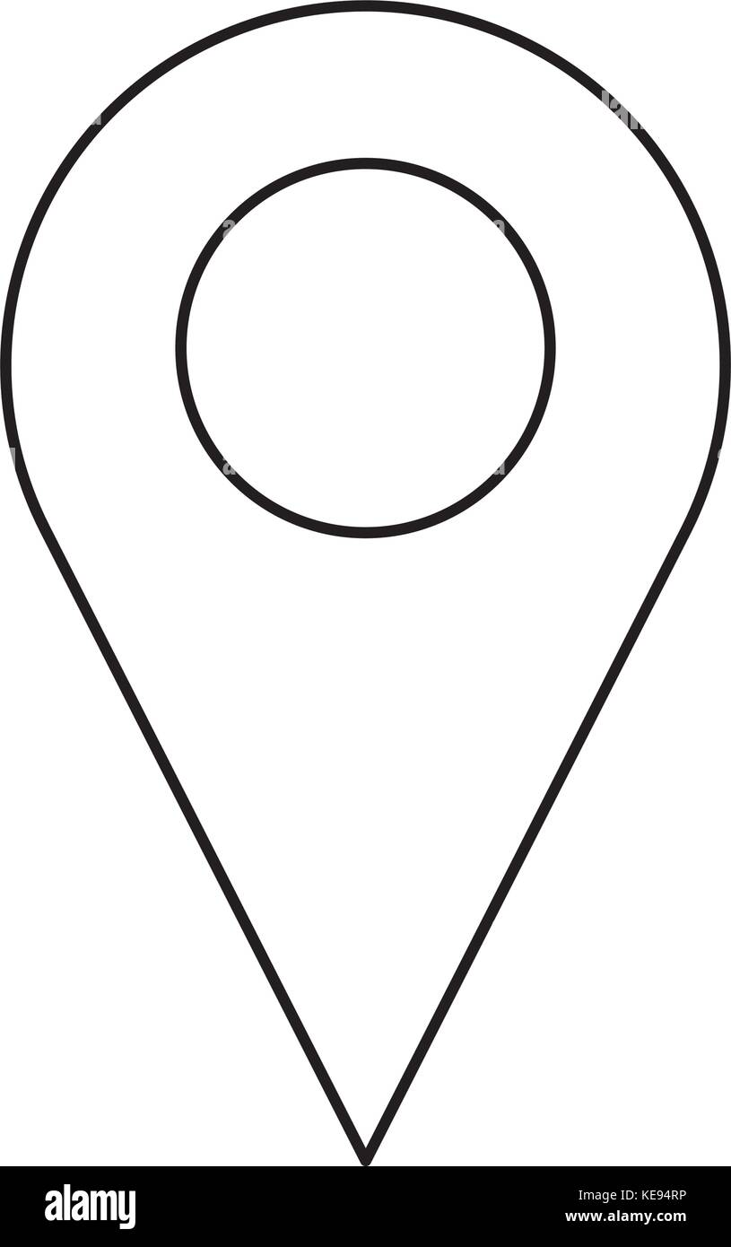 location symbol vector illustration Stock Vector Image & Art - Alamy