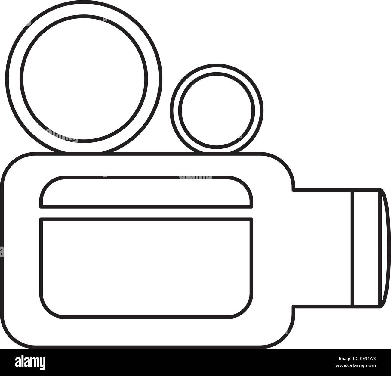 video camera vector illustration Stock Vector Image & Art - Alamy