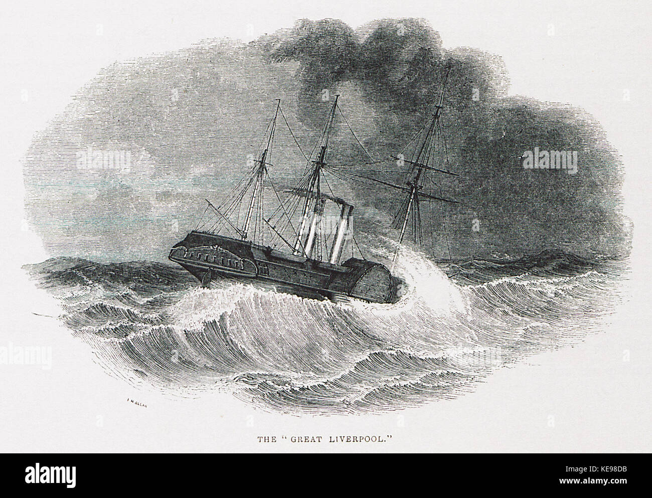 19th century ship liverpool hi-res stock photography and images - Alamy