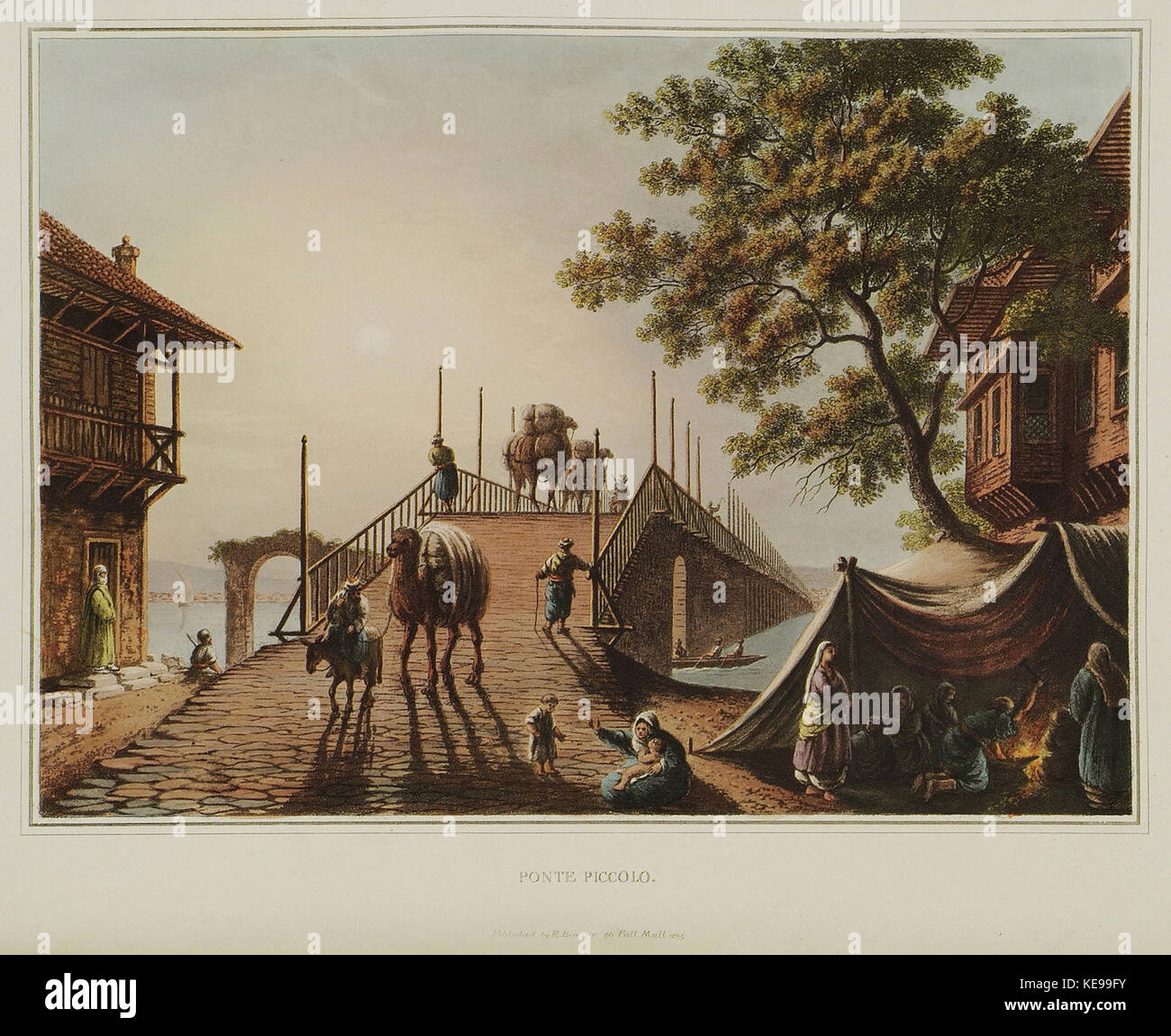 Ponte Piccolo Mayer Luigi 1810 Stock Photo Alamy