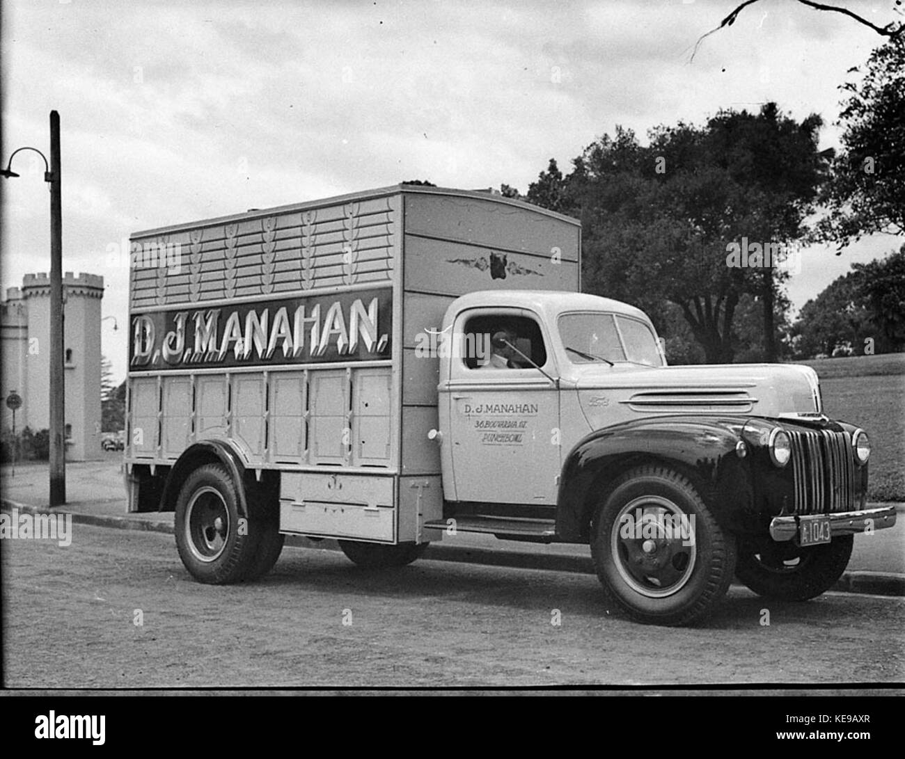 34616 Meat wagon for Hastings Deering Stock Photo Alamy