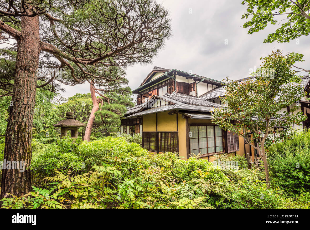 Residence of Hachirouemon Mitsui at Edo Tokyo Open Air Architectural Museum, Tokyo, Japan Stock Photo