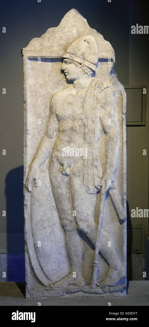 Greek archaic style Stock Photo - Alamy