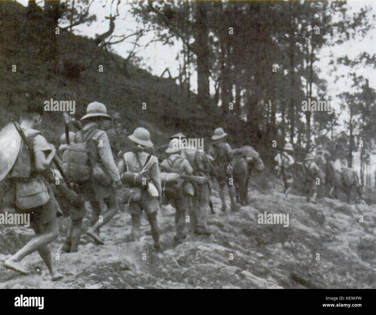 French Retreating French retreat to China Stock Photo - Alamy
