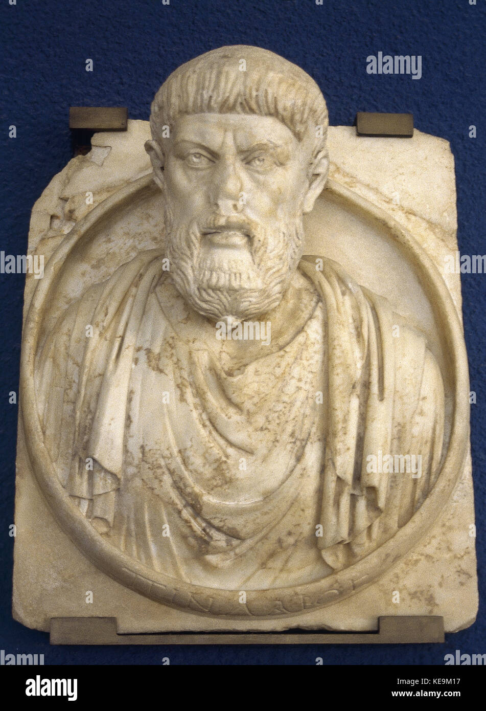 Pindar (circa 518 BC-438 BC)) Stock Photo
