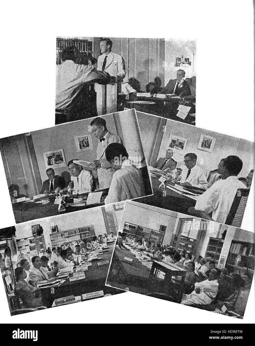 Images of the March 1954 library conference, Pekan Buku Indonesia 1954, p66 Stock Photo