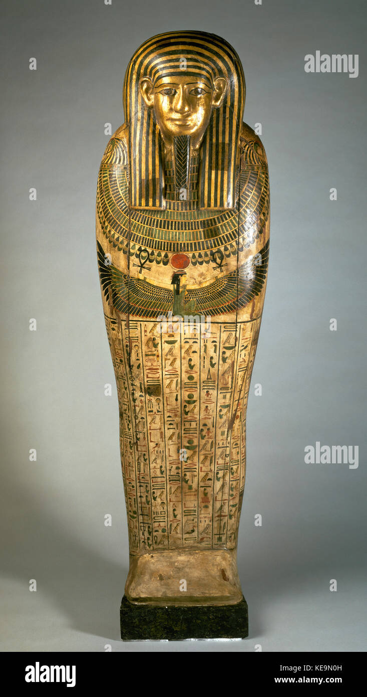 Egyptian sarcophagus Stock Photo