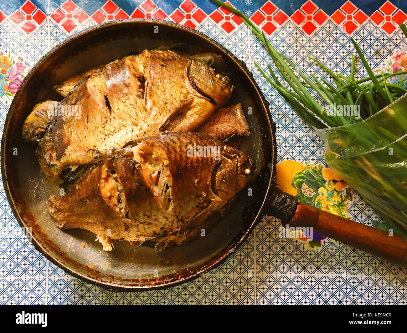 Fried Fish Frying Pan Image & Photo (Free Trial)