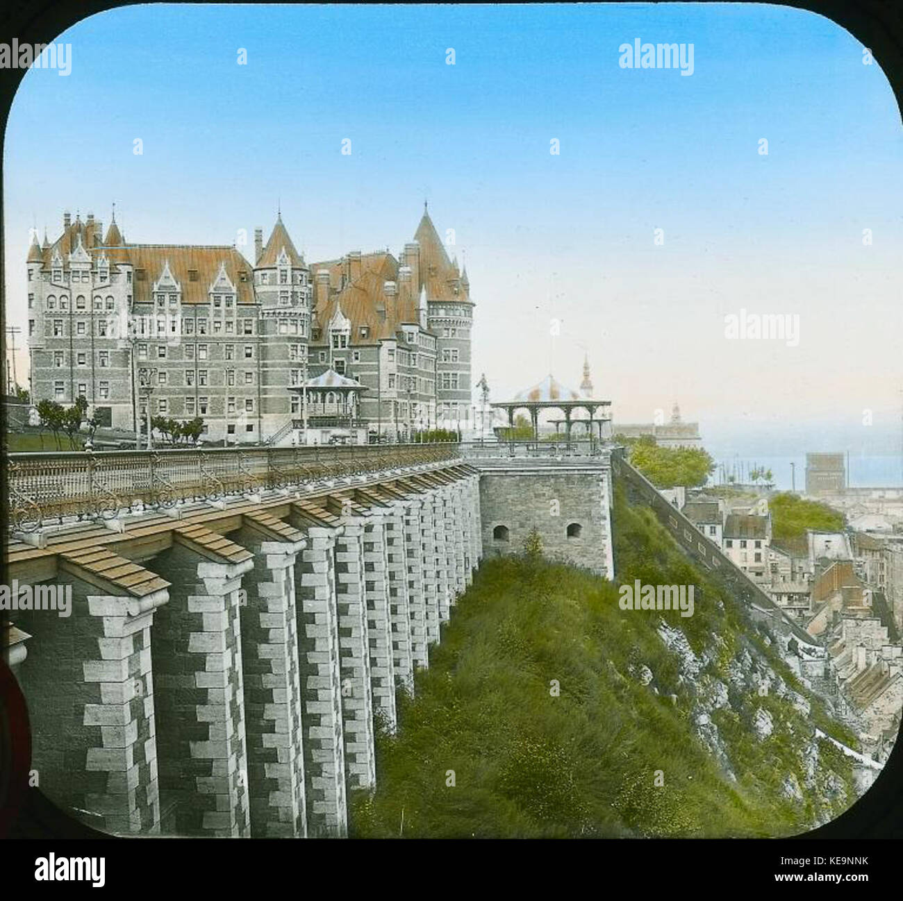 Terrasse Dufferin 1895 Stock Photo Alamy