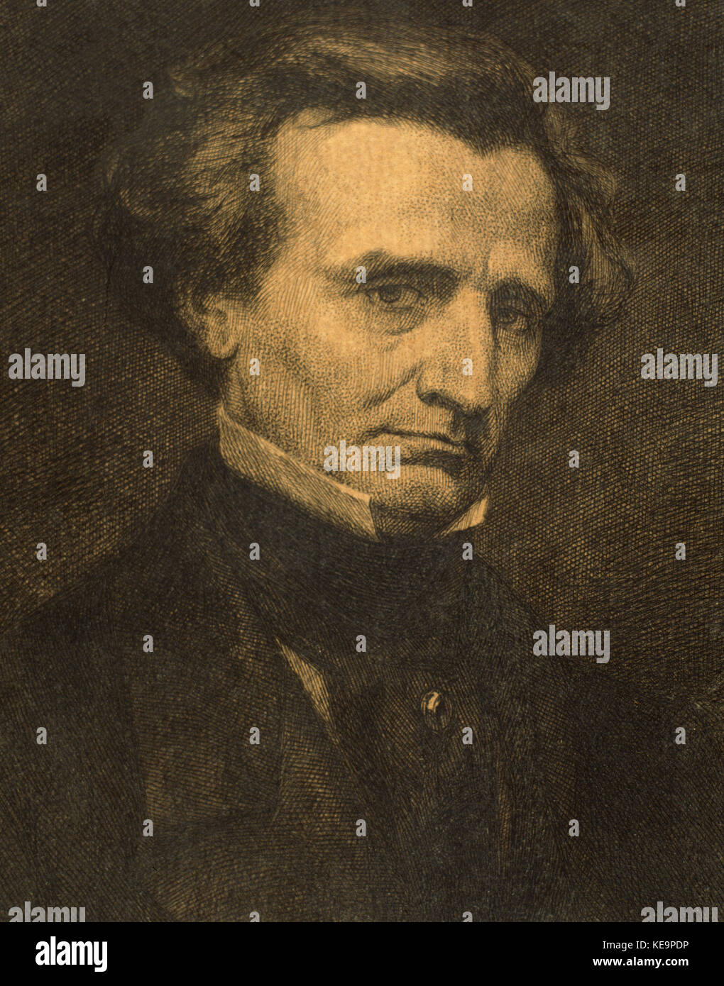 Hector Berlioz (1803-1869) Stock Photo
