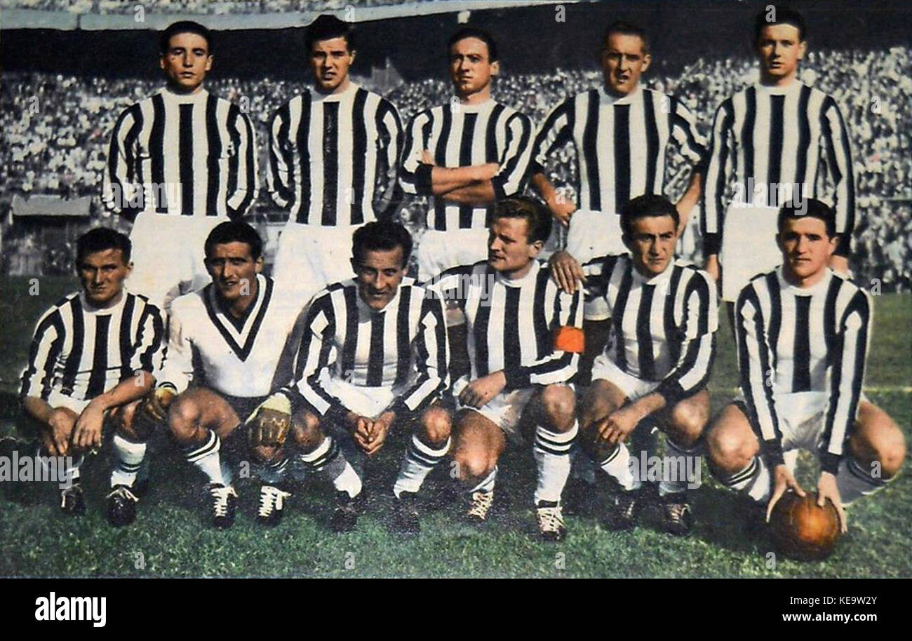 Juventus Football Club 1956 1957 Stock Photo Alamy
