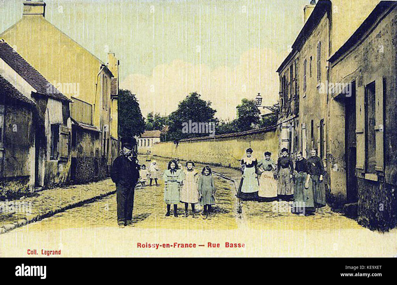 Roissy en France Rue Basse Stock Photo Alamy