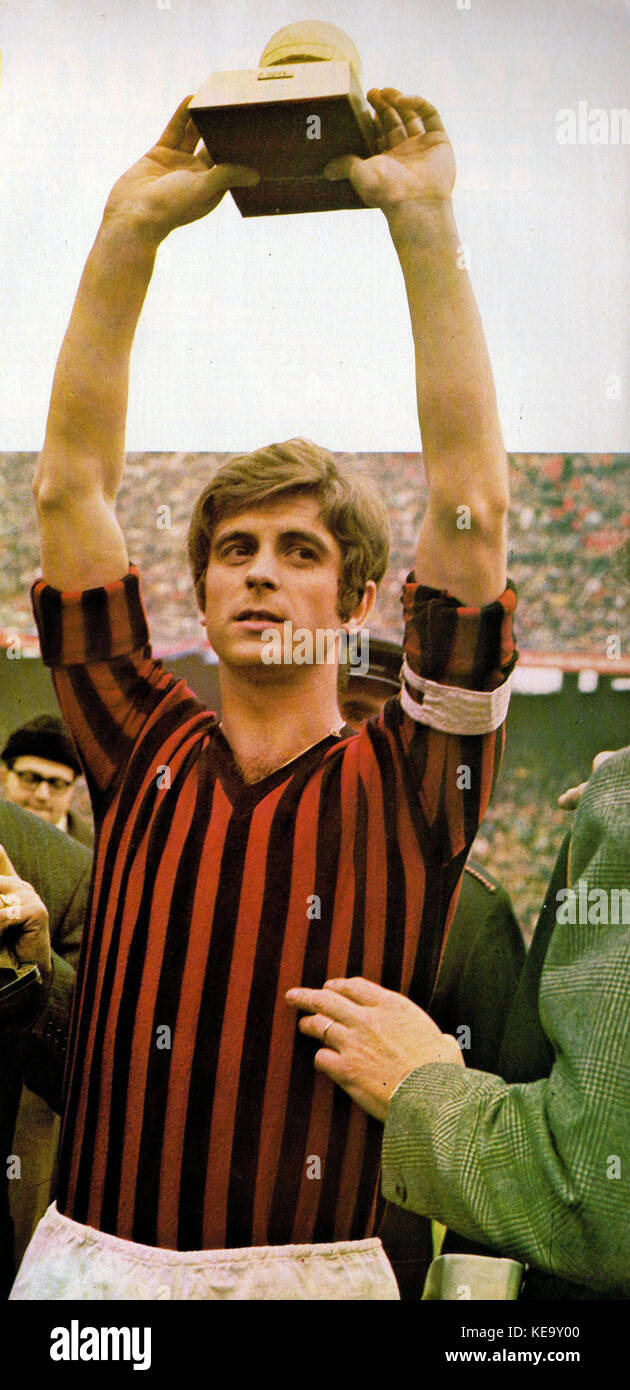 Gianni Rivera (Milan AC) Ballon d'Or 1969 Stock Photo - Alamy