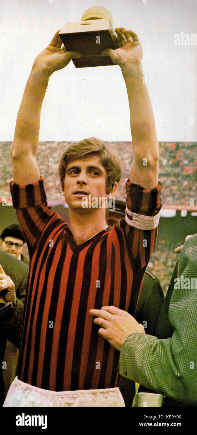 Gianni Rivera (Milan AC) Ballon d&rsquo;Or 1969 Stock Photo - Alamy