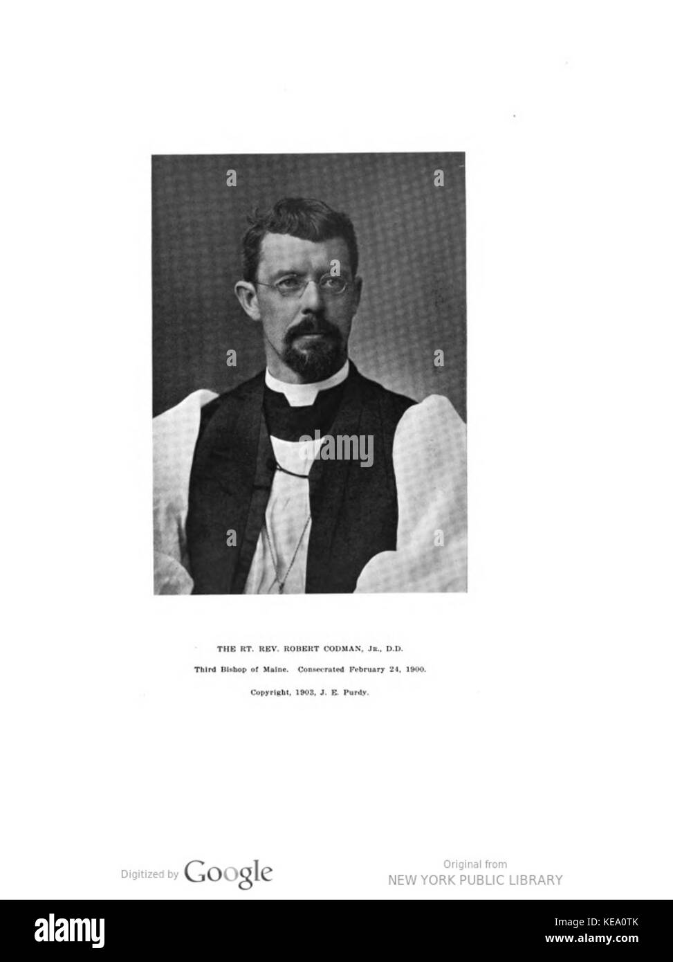 The Rt. Rev. Robert Codman Jr Stock Photo Alamy