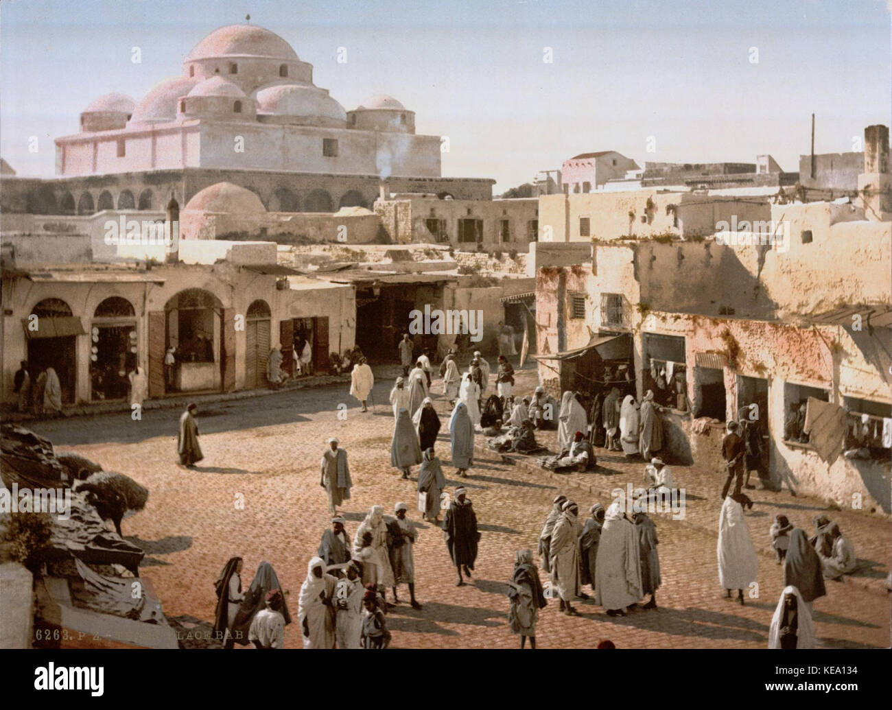 Tunis Bab Souika 1899 Stock Photo Alamy